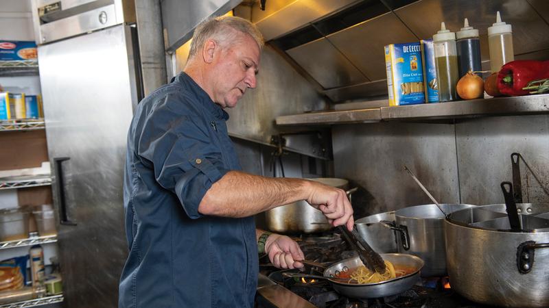 Restaurant chef Antonio Lombardi underwent successful hip replacement surgery at MedStar Health.