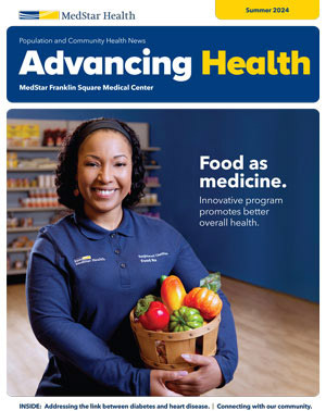 Advancing Health cover - publication from MedStar Franklin Square Medical Center