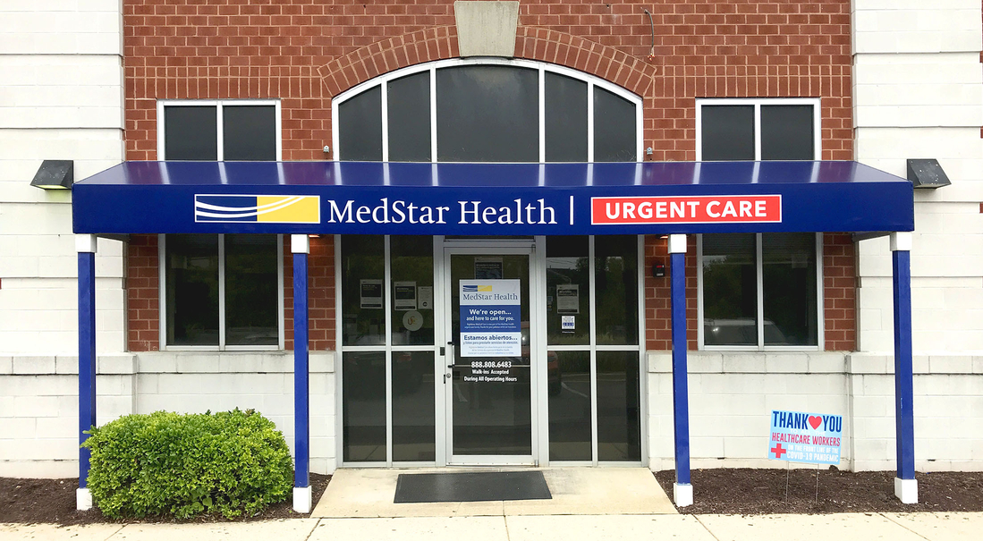 Entrance to MedStar Health urgent care at Waugh Chapel, Maryland