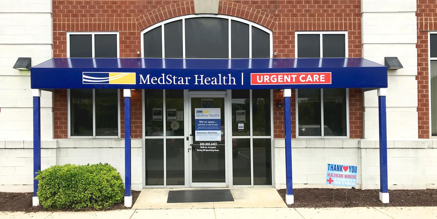 Entrance to MedStar Health urgent care at Waugh Chapel, Maryland