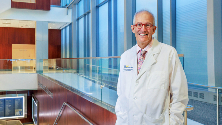 Environmental portrait of Dr. Steven Wexner.