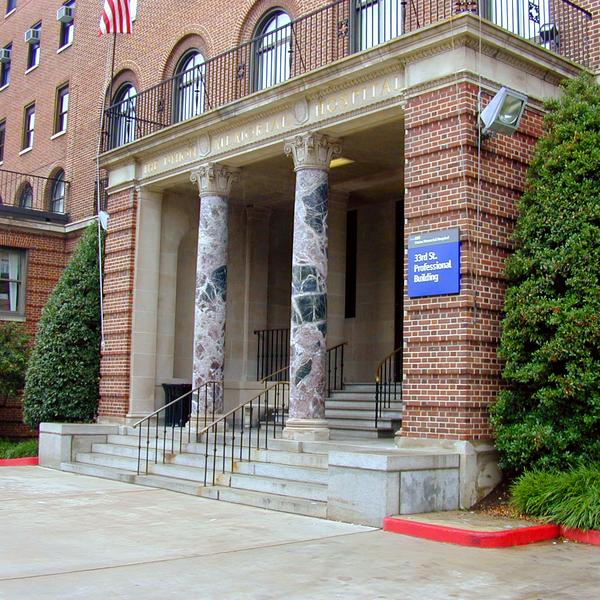MedStar Health services are located in the historic brick building at on the Union Memorial Hospital campus.