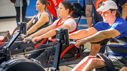 Rowing is one of the adaptive fitness opportunities offered by MedStar Health's adaptive sports and fitness program.
