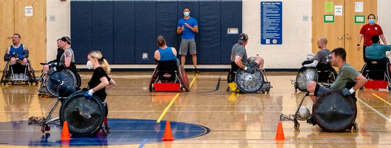 Rugby is one of the sports offered by MedStar Health's adaptive sports and fitness program at MedStar National Rehabilitation Hospital in Washington DC