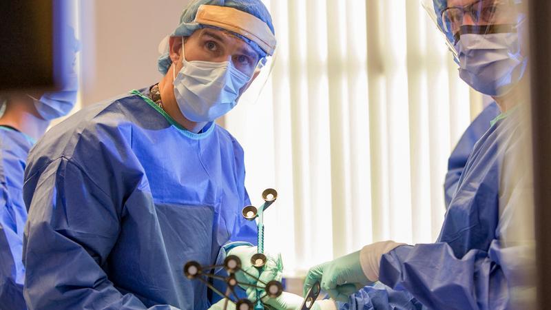 Orthopedic surgeons in the operating room at MedStar Health.