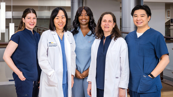 Photo of the bone marrow transplant nurse practitioner team at MedStar Georgetown University Hospital.