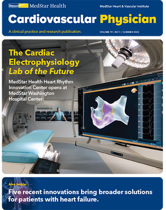 Cardiovascular Physician Magazine cover - publication from MedStar Heart and Vascular Institute