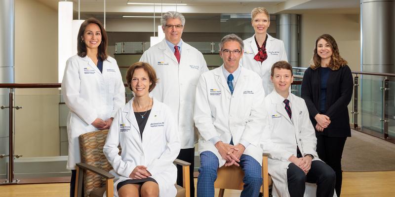 Group photo of physicians from the Comprehensive Brain Tumor Center at MedStar Georgetown University Hospital