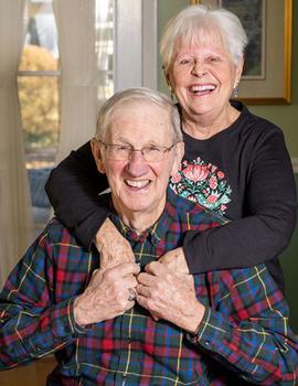 BJ and Jean Cooney pictured inside their home. Cancer Journey Turns Local Couple Into Enthusiastic MedStar HealthSupporters