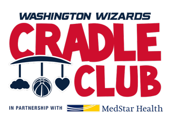 Cradle Club logo - Washington Wizards in partnership with MedStar Health