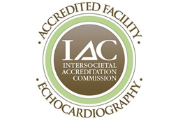 Echocardiography Accredited Facility badge