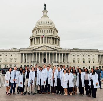 A group of residents in the Emergency Medicine Residency Program at MedStar Health.