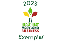 Healthiest Maryland Business 2023 Exemplar logo