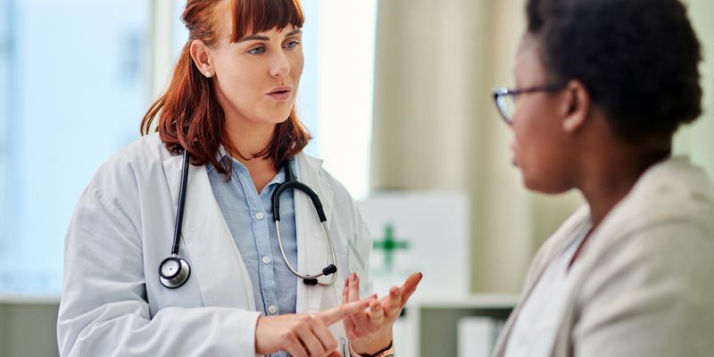 Photo of a doctor having a consultation with a patient