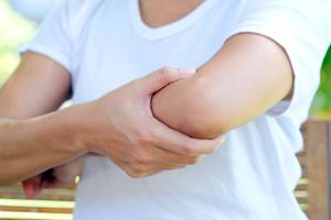 Cubital Tunnel Syndrome is caused by a pinched nerve in the elbow.