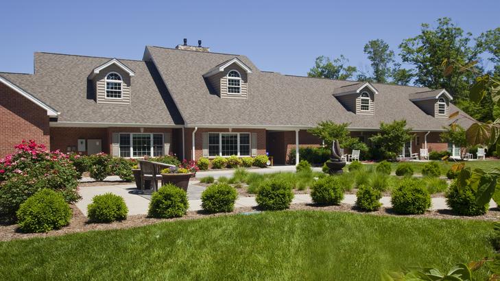 Exterior photo of MedStar St Mary's Hospice House