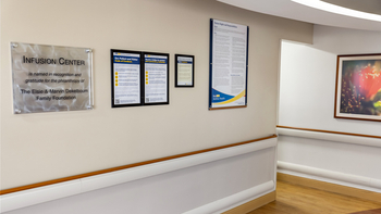 Interior of MedStar Georgetown Cancer Center at MedStar Washington Hosptial Institute.