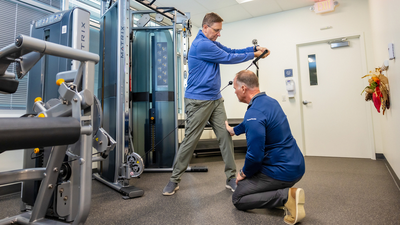 MedStar physical therapists provide personalized care for patients.