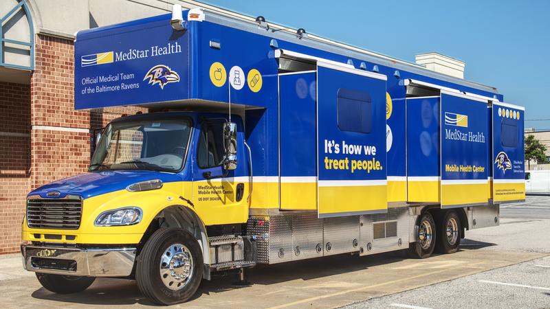 The MedStar Health mobile healthcare truck.