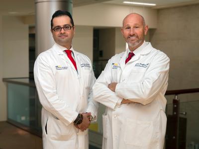 The team of providers from the MedStar Georgetown University Hospital's  liver and pancreas program pose for a group photo.