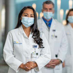 4 MedStar healthcare providers stand and look at the camera.