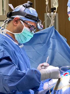 Dr. Jugal Shah performs surgery at a MedStar Health hospital.