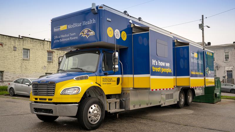 The MedStar Health mobile healthcare truck.