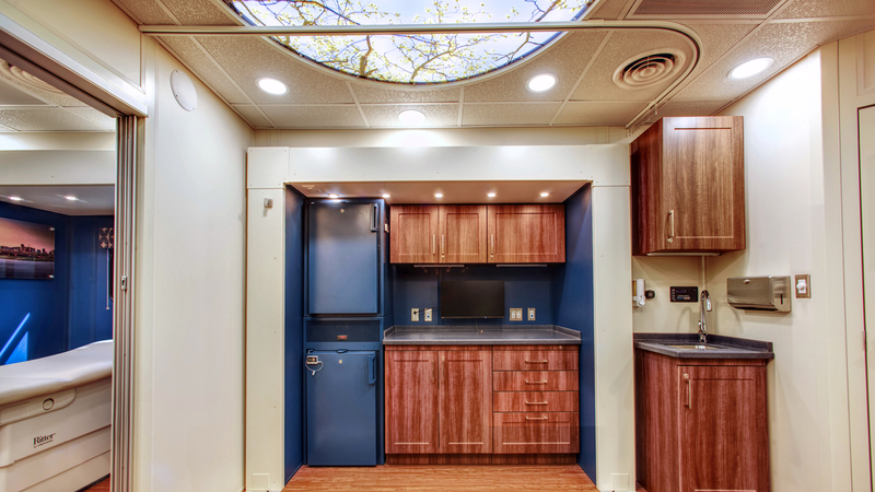 Interior of the MedStar Health Mobile Health Truck