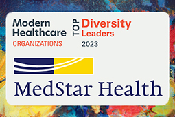 Modern Healthcare award badge for Top Diversity Leaders 2023