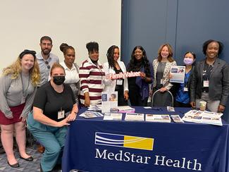 MedStar Health's Safe Babies Safe Moms team members pose for a photo at the DC Mayor's Maternal Health Summit in 2022.