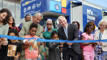 Ribbon cutting at the MedStar Health Kids Mobile Health Truck