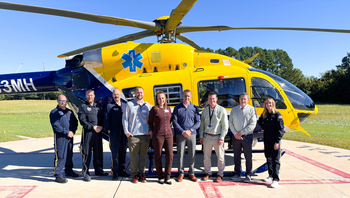 MedStar Health held an open house for the latest helicopter to join the fleet for patient transport.