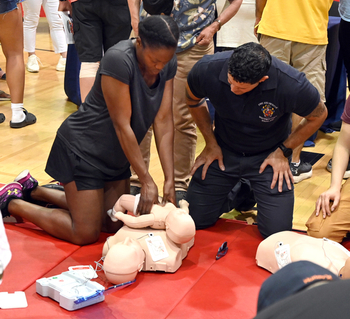 MedStar Health hosted a CPR Demonstration event.