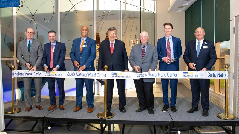 MedStar Health unveils the Curtis National Hand Center expansion project.