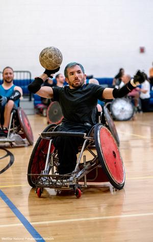 Rugby is one of the sports offered by MedStar Health's adaptive sports and fitness program at MedStar National Rehabilitation Hospital in Washington DC