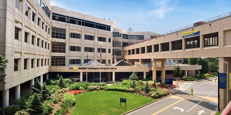 Main entrance to MedStar Washington Hospital Center