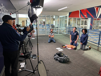 Learn CPR and how to use an Automated External Defibrillator (AED)