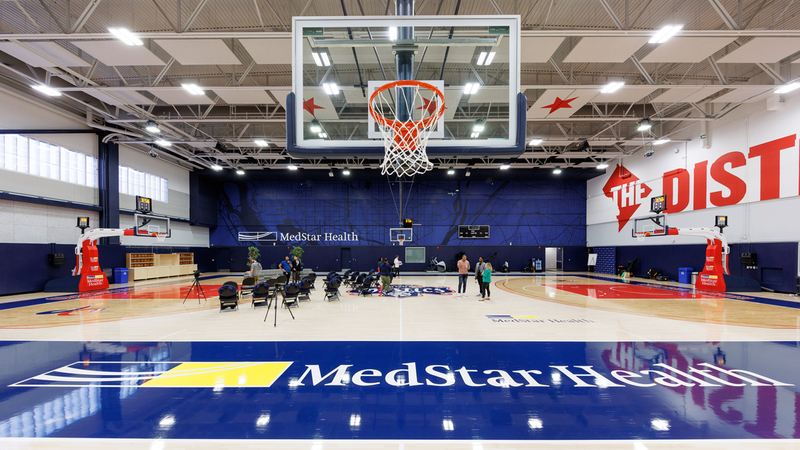 MedStar Health is a sports medicine partner with the Washington Wizards NBA basketball team.
