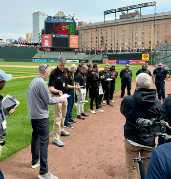 Emergency Action Planning session at Camden Yards