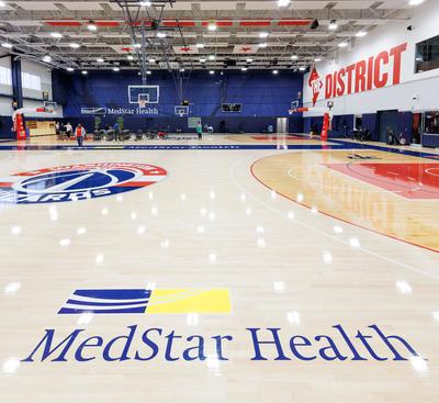MedStar Health is a sports medicine partner with the Washington Wizards NBA basketball team.