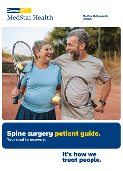 Cover - Spine Surgery guidebook - MedStar Montgomery Medical Center