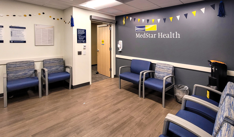 Office entrance to Physical Therapy at Iriving Street - Orthopedic Center