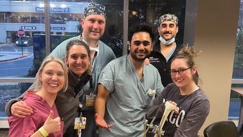 Students and faculty from the MedStar Washington Hospital Center Podiatric Surgery Program