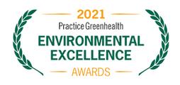 实践Greenhealth环境卓越奖的徽章