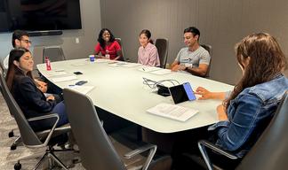 Internal Medicine residents participate in meetings for their transition to internships.