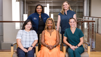 Group photo of the nurse coordinators in the MedStar Health stem cell transplant program.