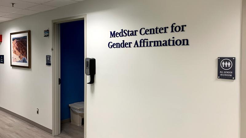 Hallway in the MedStar Health Center for Gender Affirmation.