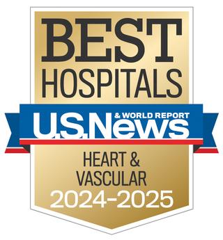 2024-2025 US News and World Report Best Hospitals Award Badge