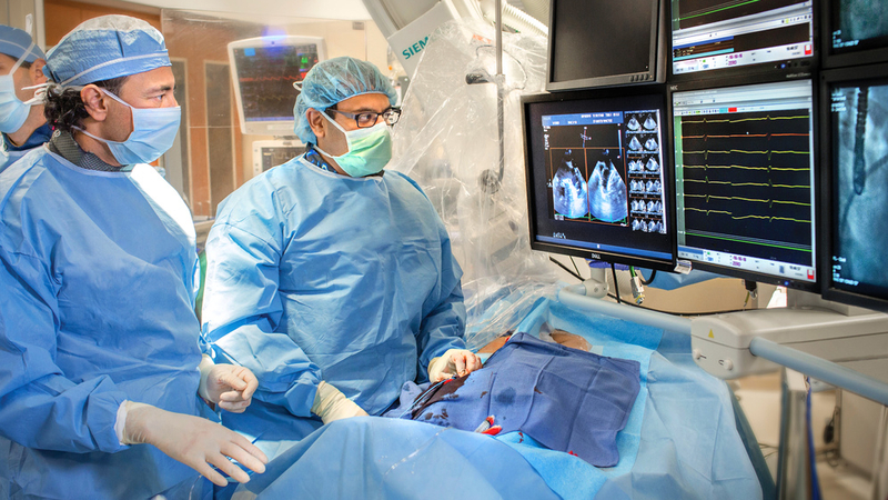 Surgeons at MedStar Health perform a procedure in an operating room.