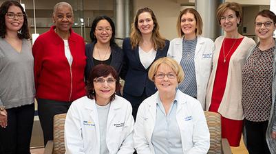 A team of MedStar Health palliative care providers and staff pose for a group photo.